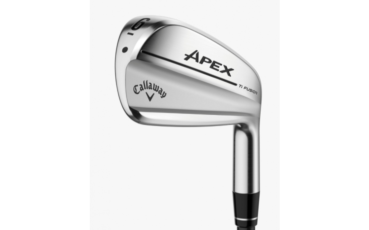 Callaway Apex TI Fusion Plated Set of 5 Clubs LH