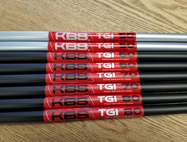 KBS TGI Tour 80 Graphite Iron Stiff Flex Golf Shaft - .370 Parallel Tip